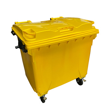Conteiner Injetado Amarelo 1000L