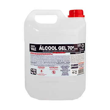 Álcool Gel 70° Super Vale 4,250Kg