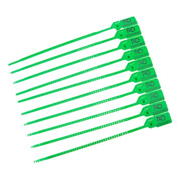 Lacre de Segurança Verde Raia Drogasil 25cm PCT 250UN