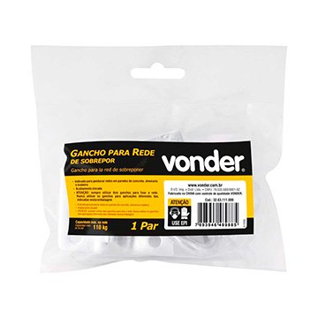 Gancho Fixador Vonder PCT 2UN