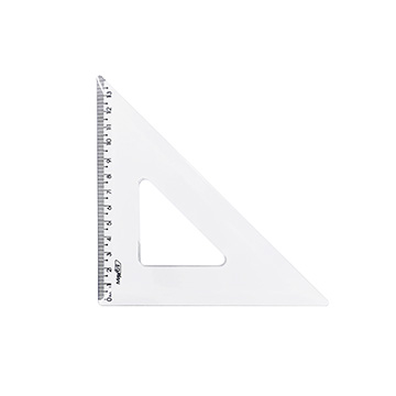 Esquadro 45 Maxcril Cristal 3mm