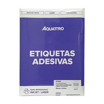 Etiqueta Adesiva Aquattro (Go Office) 26mmx15mm PCT 100fls