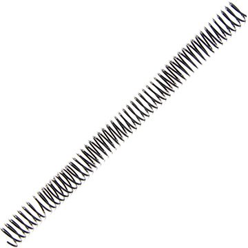 Espiral de Encadernação Plaspiral Preto 23mm PCT 60UN