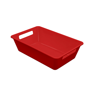 Bandeja Organizadora DellaPast Vermelha 3L