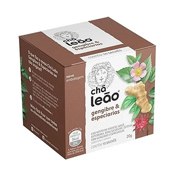 Chá Leão Gengibre e Especiarias 16g 10UN