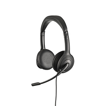 Headset Biauricular Intelbras WHS 60 USB Preto