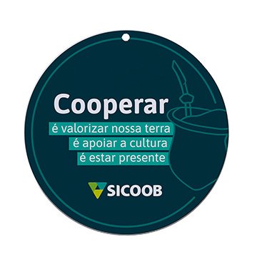 Cevador para Chimarrão Sicoob PCT 5 unidades