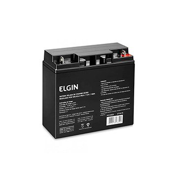 Bateria Chumbo Elgin VRLA 12V 18Ah Selada