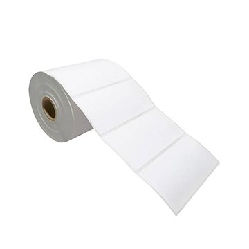 Etiq Couchê 100X100mm 1 coluna Branca RL 1000 UN