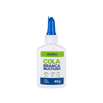 Cola Líquida Branca 40g Go Office - PCT 12UN