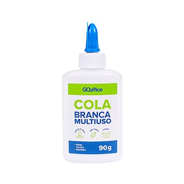 Cola Líquida Branca 90g Go Office - PCT 12UN