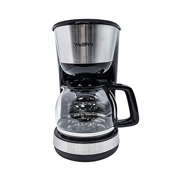 Cafeteira WellPro 1,25L Jarra Vidro 127V