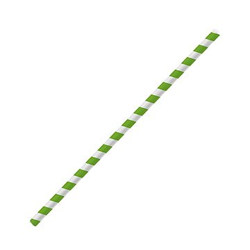 Canudo de papel 08x200mm PCT 500UN