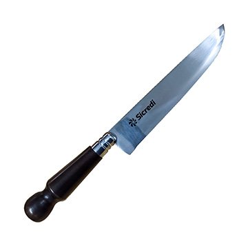 Faca 8" para churrasco Cabo Madeira com Bainha Sicredi UN