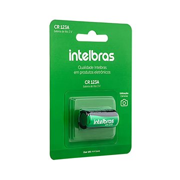Bateria de Lítio Intelbras CR 123A 3V