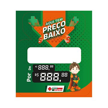 Etiquetas de Preço Super Popular G PCT 50UN