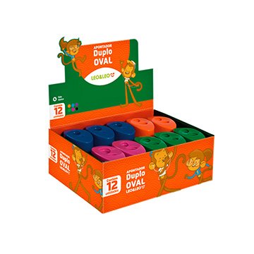 Apontador Duplo Leo e Leo com Depósito