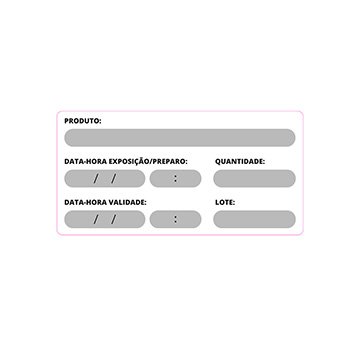 Etiqueta Validade Rede Sim 45x30mm RL 1000UN