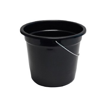 Balde Plástico Shangrila Preto 7L