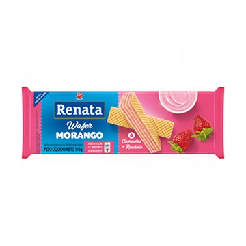 Waffer Renata Morango 115gr