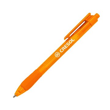 Caneta Plástica Cresol laranja PCT 50UN