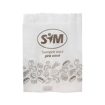 Saco de Lanche SIM Médio 14x16cm PCT 1000UN
