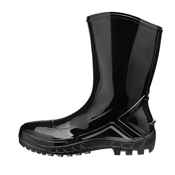 Bota PVC Vulcaflex Cano Médio Preta 33/34 | Marluvas