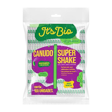 Canudo Bio Super Shake 10mm 1500 unidades
