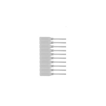 Lacre Escada Sequencial Branco 16 cm SAF 100 unidades