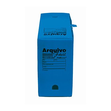 Arquivo Morto Polibras 350x130x250mm Azul 10UN