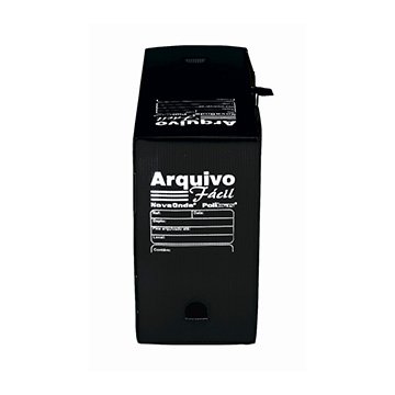 Arquivo Morto Polibras 350x130x250mm Preto 10UN