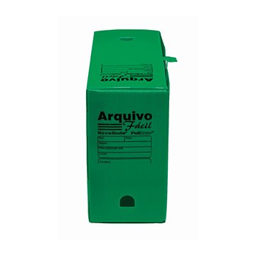 Arquivo Morto Polibras 350x130x250mm Verde 10UN