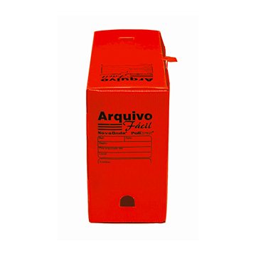 Arquivo Morto Polibras 350x130x250mm Vermelho 10UN