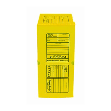 Arquivo Morto Polibras 390x185x300mm Amarelo 10UN