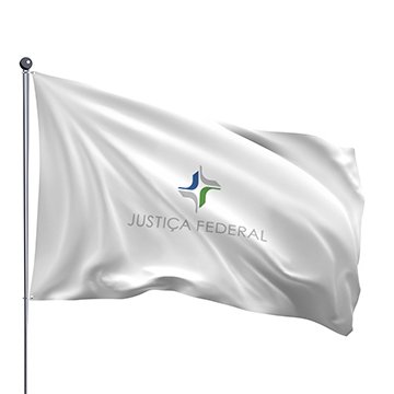 Bandeira da Justiça Federal do Brasil 1,82 x 2,56m