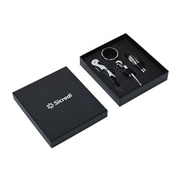 Kit de Acessórios para Vinho Sicredi 4 Peças
