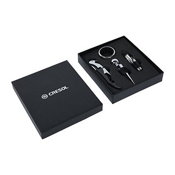 Kit de Acessórios para Vinho Cresol 4 Peças