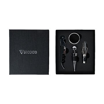 Kit de Acessórios para Vinho Sicoob 4 Peças