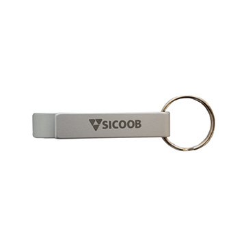 Chaveiro Abridor de Garrafas SICOOB PCT 5UN