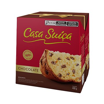 Panetone Casa Suíça Gotas de Chocolate 400g