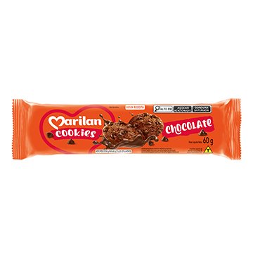 Biscoito Cookies Chocolate 60g | Marilan