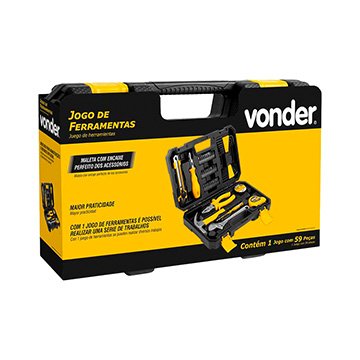 Caixa de Ferramentas Vonder 59pcs