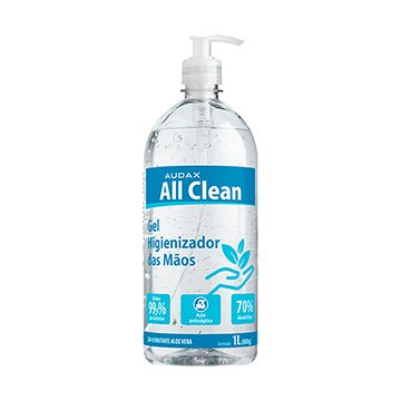 Alcool Gel 70º Pump All Clean 1L