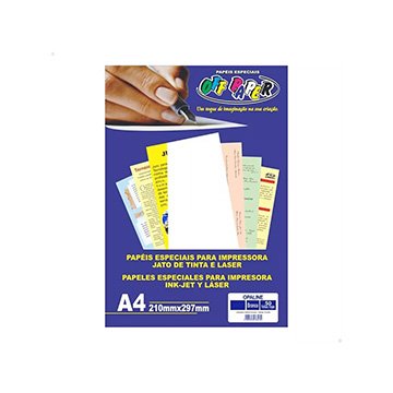 Papel Opaline Off Paper A4 Branco 120G PCT 50FLS
