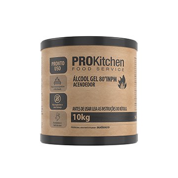 Álcool Gel 80° PROKITCHEN 10kg