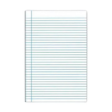 Papel Almaço com Pauta e Margem 65g Branco PCT/100FLS