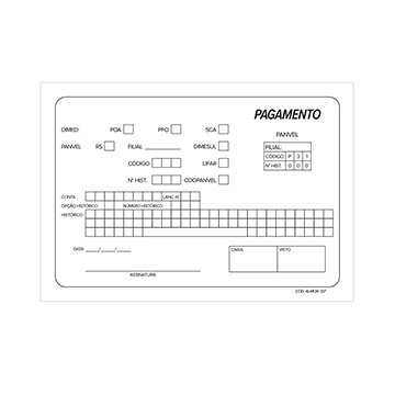 Bloco Pagamento Slip Cod 004 50x1