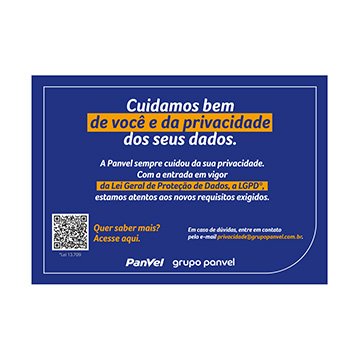 Cartazete LGPD Cod 197 PCT 5UN